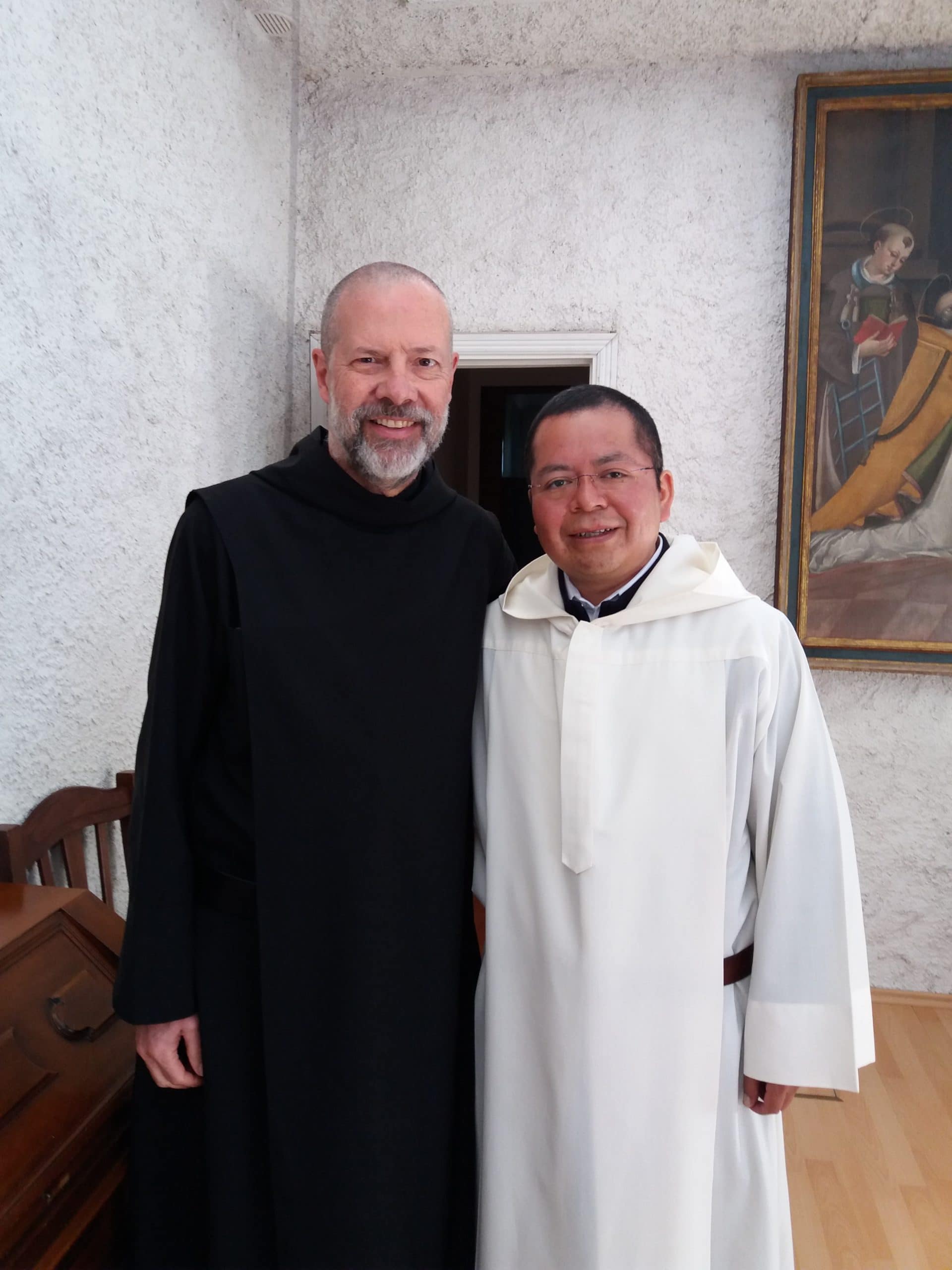 Father Christian with Father Cruz Oswaldo - Benedictine Abbey of Christ ...